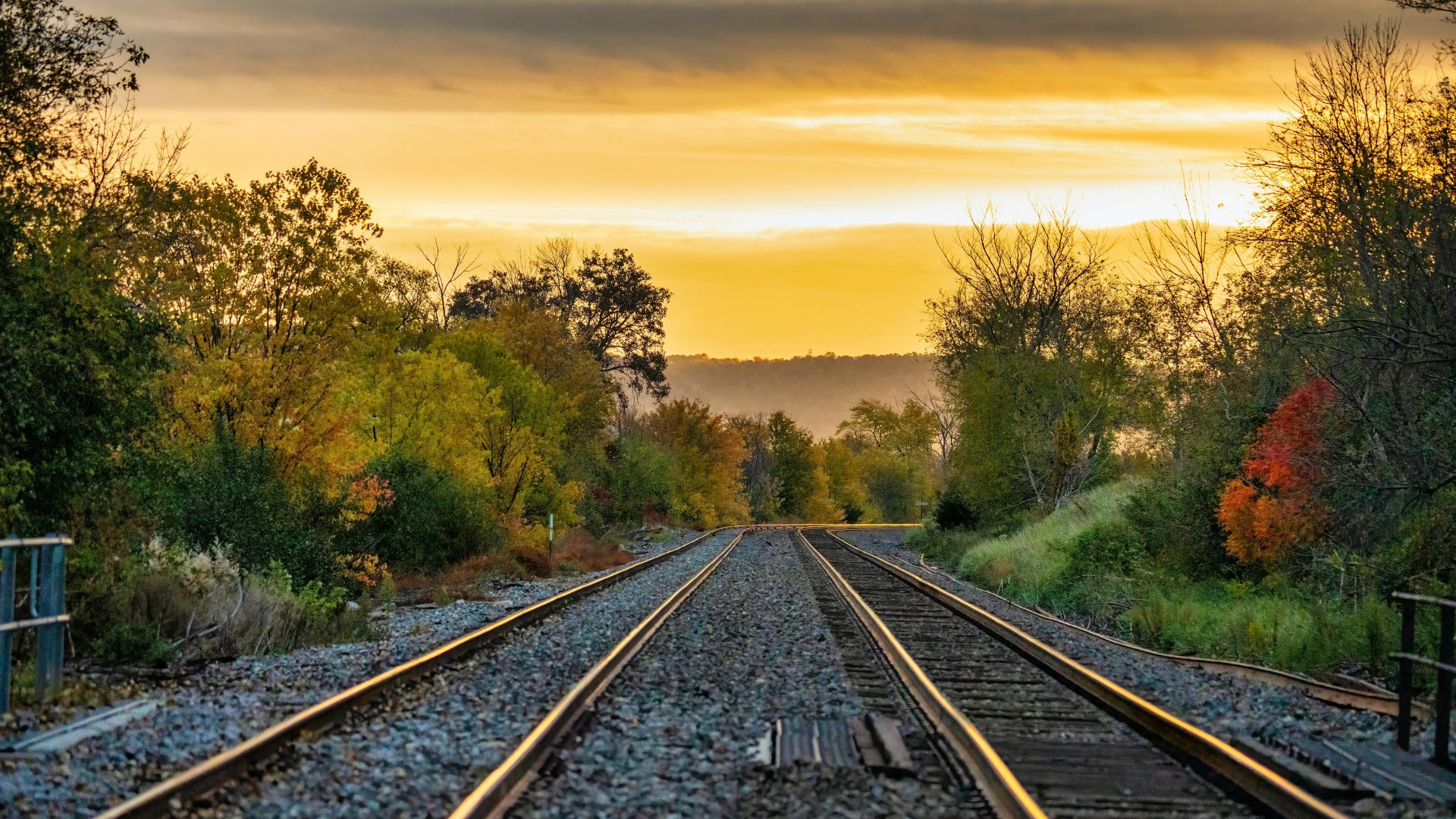 Paysage naturel au coucher du soleil, accessible en train pour votre séminaire résidentiel Normandie
